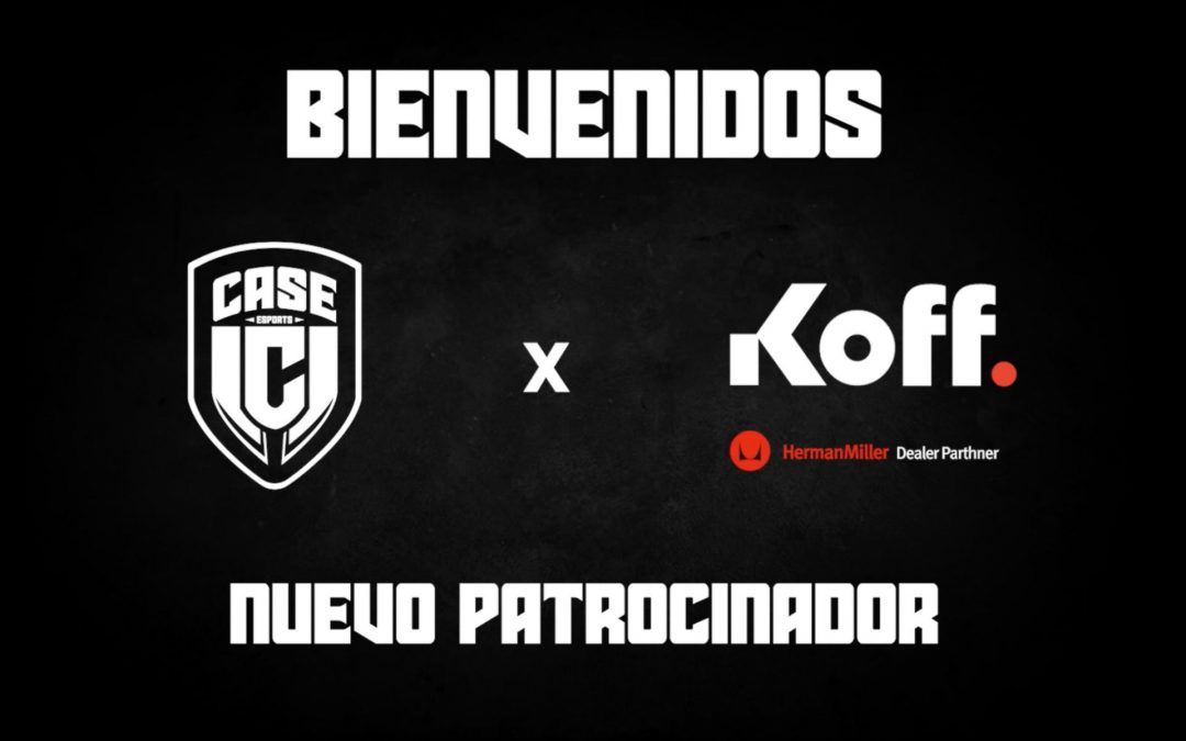 KOFF será el patrocinador oficial de mobiliario gaming de CASE ESPORTS